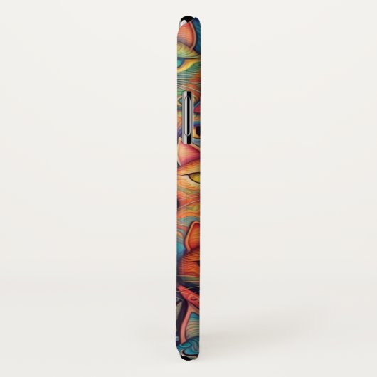Psychedelische katten. Hippie, Boheems, BoHo Case-Mate iPhone Case (Achterkant / rechts)