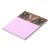 Psychedelische Kattenogen Notitieblok (Linkerzijde)