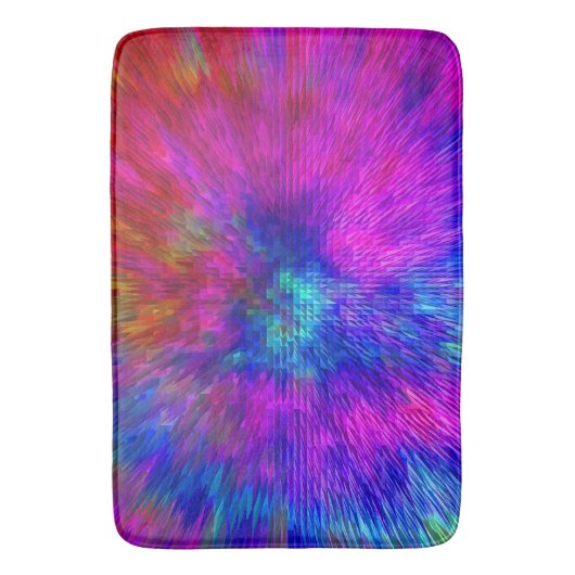 Psychedelische Kersplash...... Badmat (Voorkant Verticaal)