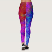 Psychedelische Kersplash...... Leggings (Achterkant)
