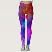 Psychedelische Kersplash...... Leggings (Voorkant)