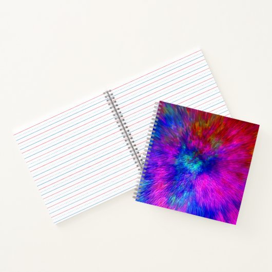 Psychedelische Kersplash...... Notitieboek (Binnen)