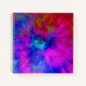 Psychedelische Kersplash...... Notitieboek (Voorkant)