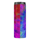Psychedelische Kersplash...... Thermosbeker (Achterkant)