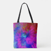 Psychedelische Kersplash...... Tote Bag (Achterkant)