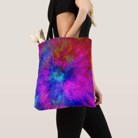 Psychedelische Kersplash...... Tote Bag (Dichtbij)