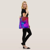 Psychedelische Kersplash...... Tote Bag (Op model)
