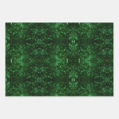 psychedelische kerst inpakpapier vel (Voorkant)