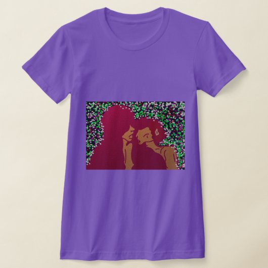 Psychedelische Kerstliefde T-shirt (Laagn)