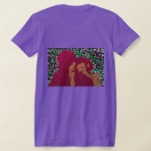 Psychedelische Kerstliefde T-shirt (Laag Achter)