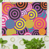 psychedelische keukenhanddoek (Gevouwen)