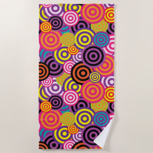 psychedelische keukenhanddoek strandlaken