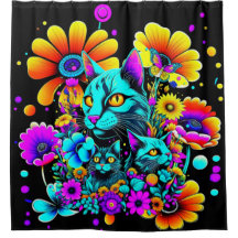 Psychedelische Kitty Kat