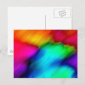 Psychedelische Kleuren Briefkaart (Voorkant / Achterkant)