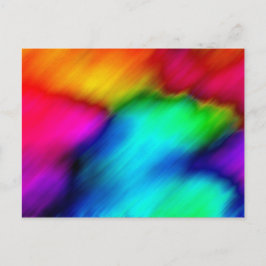 Psychedelische Kleuren Briefkaart