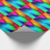 Psychedelische Kleuren Cadeaupapier (Hoek)