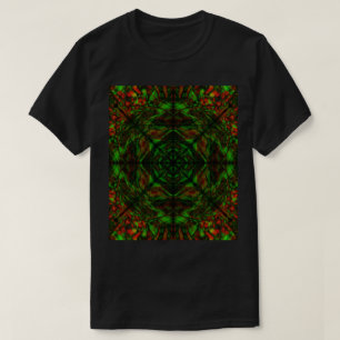 Psychedelische kleuren (donker) t-shirt