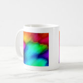Psychedelische Kleuren Koffiemok (Voorkant links)
