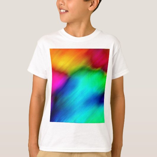 Psychedelische Kleuren T-shirt (Voorkant)