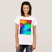 Psychedelische Kleuren T-shirt (Voorkant volledig)