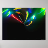 psychedelische kleurexplosie poster (Voorkant)