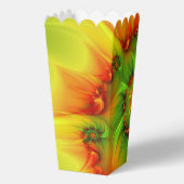 Psychedelische Kleurrijke Moderne Abstracte Fracta Bedankdoosjes (Achterkant)