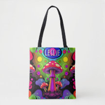 Psychedelische Kleurrijke Retro Paddenstoelen