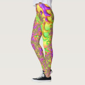 Psychedelische Kleurrijke Zure Reis Abstracte Frac Leggings (Links)