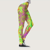 Psychedelische Kleurrijke Zure Reis Abstracte Frac Leggings (Rechts)