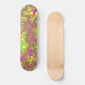 Psychedelische Kleurrijke Zure Reis Abstracte Frac Persoonlijk Skateboard (Voorkant)