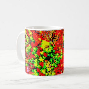 psychedelische koffie koffiemok