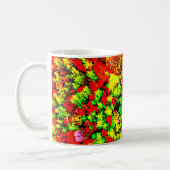psychedelische koffie koffiemok (Links)