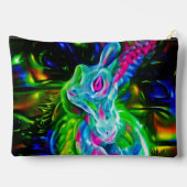 Psychedelische Konijnendraak in Neon Fantasy Etui (Achterkant)