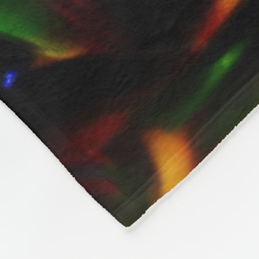 Psychedelische Konijnendraak in Neon Fantasy Fleece Deken (Hoek)