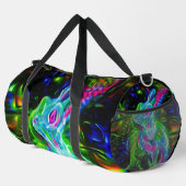 Psychedelische Konijnendraak in Neon Fantasy Plunjezak (Rechterhoek)