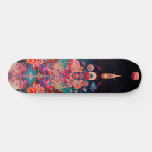 Psychedelische kosmische bloomy trip skateboard (Horizontaal)