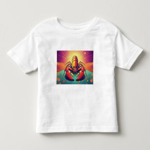 Psychedelische kreeft Ocean Art Kinder Shirts