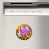 Psychedelische krokusmagneet magneet (Insitu (Vaatwasser))