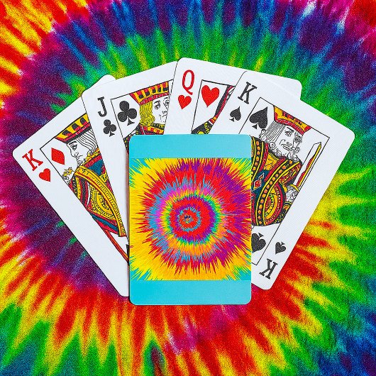 Psychedelische Kunst Pokerkaarten