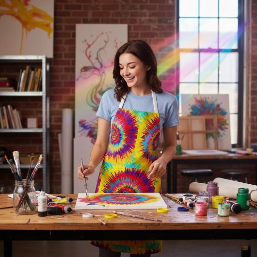 Psychedelische Kunst Schort