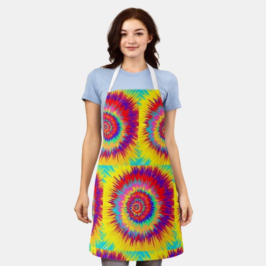 Psychedelische Kunst Schort (Gedragen)