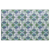 Psychedelische kwal Art Nouveau Style Stof (Fat Quarter)