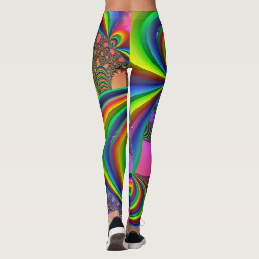 Psychedelische Leggings (Achterkant)