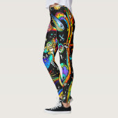 Psychedelische Leggings voor vrouwen (Links)