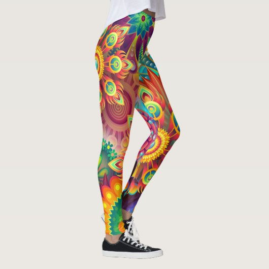 psychedelische leggins leggings (Rechts)