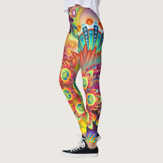 psychedelische leggins leggings (Links)