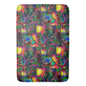 Psychedelische lelies... badmat (Voorkant Verticaal)