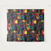Psychedelische lelies... wandkleed (Voorkant (horizontaal))