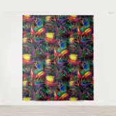 Psychedelische lelies... wandkleed (Voorkant)