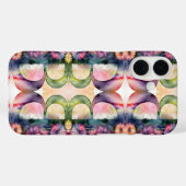 Psychedelische Letter B Patroon Bloemen Waterverf Case-Mate iPhone Case (Achterkant (horizontaal))